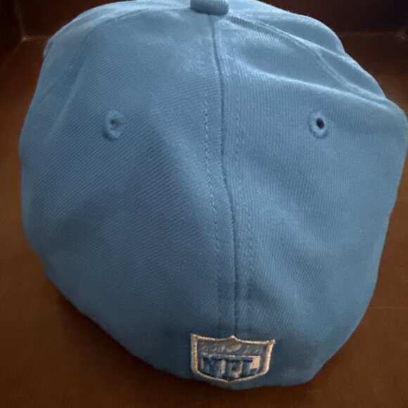 Detroit Lions Hat New Era 59Fifty Fitted Cap Size 7 1/4 NFL Blue NFC New - Picture 3 of 8